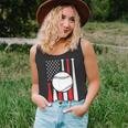 Graphic Vintage American Flag Baseball Coach 4Th Of July Unisex Tank Top