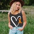 Heart End Gun Violence Awareness Orange Ribbon Enough Tank Top
