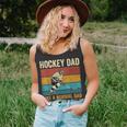Hockey Dad Like A Normal Dad Only Cooler Fathers Day Unisex Tank Top