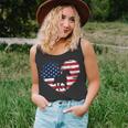 Horse American Flag Heart 4Th Of July Usa Patriotic Pride Unisex Tank Top