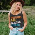 Husband Dad Boating Legend Sail Boat Captain Father Tank Top