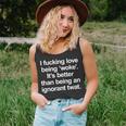 I Love Being Woke Its Better Than Being A Twat - Funny Unisex Tank Top