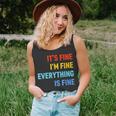 Im Its Fine - Passive Aggressive Funny Everything Is Fine Unisex Tank Top