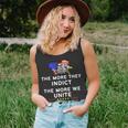 The More You Indict The More We Unite Maga Trump Indictment Tank Top