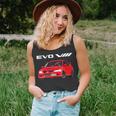Jdm Car Evo Viii Red Unisex Tank Top