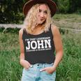 John Personal Name Funny John Unisex Tank Top