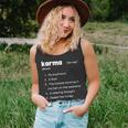 Karma Definition Karma Is My Boyfriend Karma Is A Cat Unisex Tank Top