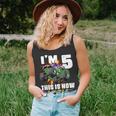 Kid 5Th Birthday Boy Monster Truck Rule Jam Five Years Unisex Tank Top