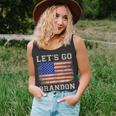 Lets Go Brandon American Flag Anti Liberal Us Gift For Mens Unisex Tank Top