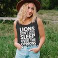 Lions Dont Lose Sleep Over The Opinions Of Sheep Funny Lion Unisex Tank Top
