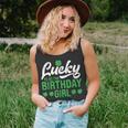 Lucky To Be The Birthday Girl St Patricks Day Irish Cute Gift For Women Unisex Tank Top
