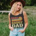 Men Dada Daddy Dad Father Bruh Funny Fathers Day Vintage Unisex Tank Top