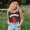 Neurospicy Funny Neurodivergent Adhd Asd Autism Cat Lover Unisex Tank Top