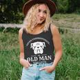 Never Underestimate An Old Man Who Loves Bulldogs Dog Lover Unisex Tank Top
