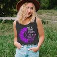 No Story Should End Too Soon Overdose Purple Ribbon Tank Top
