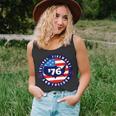 Patriotic 4Th Of July Graphic Art American Flag Fireworks Unisex Tank Top