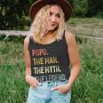 Popo The Man The Myth The Legend Grandpa Father Day Gift Unisex Tank Top