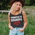 Promoted To Grandpa 2024 Again For New Baby Grandfather Unisex Tank Top