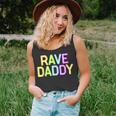 Rave Daddy Music Festival 80S 90S Party Fathers Day Dad 90S Vintage Tank Top