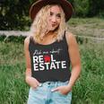 Real Estate Agent Funny Realtors Ask Me About Real Estate Unisex Tank Top