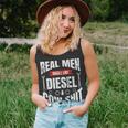 Real Men Smell Like Diesel And Cow Shit Unisex Tank Top