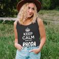 Rhoda Name Gift Keep Calm And Let Rhoda Handle It Unisex Tank Top