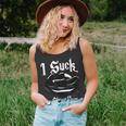 I Suck And Swallow Sexy Vampire Fangs Halloween Costume Halloween Costume Tank Top
