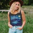Surrealism Starry Night Whale Shark Tank Top
