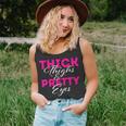 Thick Thighs & Pretty Eyes - Workout Fitness Unisex Tank Top