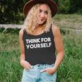 Think For Yourself - Libertarian Free Speech Unisex Tank Top