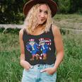Uncle Sam Griddy Dance 4Th Of July Usa Flag Heart American Unisex Tank Top