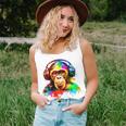 Chimpanzee With Headphones Unisex Tank Top