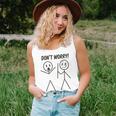 Dont Worry I Got Your Back Funny Stick Man Humor Unisex Tank Top