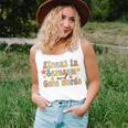 Fluent In Sarcasm & Cuss Words Funny Sarcasm Retro Groovy Unisex Tank Top