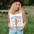 Hot Dog Im Just Here For The Wieners 4Th Of July Funny Unisex Tank Top