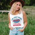 Im Just Here For The Wieners Hot Dog Funny Fourth Of July Unisex Tank Top