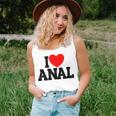 I Love Anal Inappropriate Humor Adult I Love Anal Tank Top