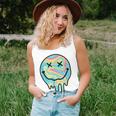 Melting Smile Funny Smiling Melted Dripping Happy Face Cute Unisex Tank Top