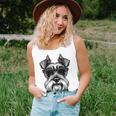 Miniature Schnauzer Miniature Schnauzer Dog With Sunglasses Tank Top