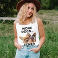 More Dogs Fewer People Unisex Tank Top