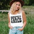 Somebodys Feral Child On Back Unisex Tank Top