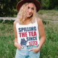 Spilling The Tea Since 1773 Vintage Fourth Of July Patriotic Tank Top