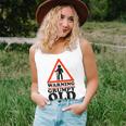Warning Grumpy Old Asshole Funny Gen X And Baby Boomers Unisex Tank Top