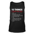 10 Things I Want In My Life Cars And More Cars Funny Gift For Women Unisex Tank Top