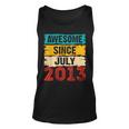 10 Year Old Awesome Since July 2013 10Th Birthday Gifts Unisex Tank Top