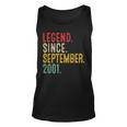 22 Years Old Legend Since September 2001 22Nd Birthday Tank Top