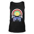 3 Cars Race Automobile Roadtrip Travel Car Drive Graphic Cars Tank Top