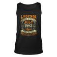 40Th Birthday Gift 40 Years Old Legends Born In July 1983 Unisex Tank Top