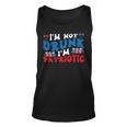 4Th Of July Party Usa Im Not Drunk Im Patriotic Vintage Unisex Tank Top