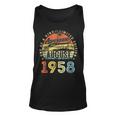 65 Year Old Awesome Since August 1958 65Th Birthday Tank Top